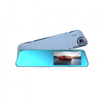 Видеорегистратор-зеркало автомобильный с экраном 11,4 см, двойная камера, ночная съемка-3