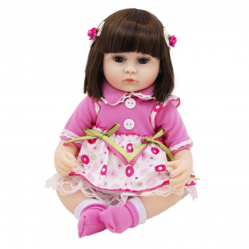 Мягконабивная кукла Реборн девочка Ассоль, 42 см-1