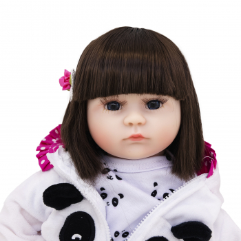 Мягконабивная кукла Реборн девочка Вики, 42 см-5