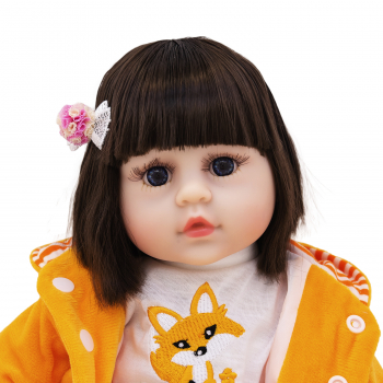 Мягконабивная кукла Реборн девочка Лили, 42 см-5