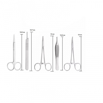 Набор хирургических инструментов Med Stud для моделирования швов-9