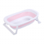 Детская складная ваннa для купания новорожденных Gica розовая-1